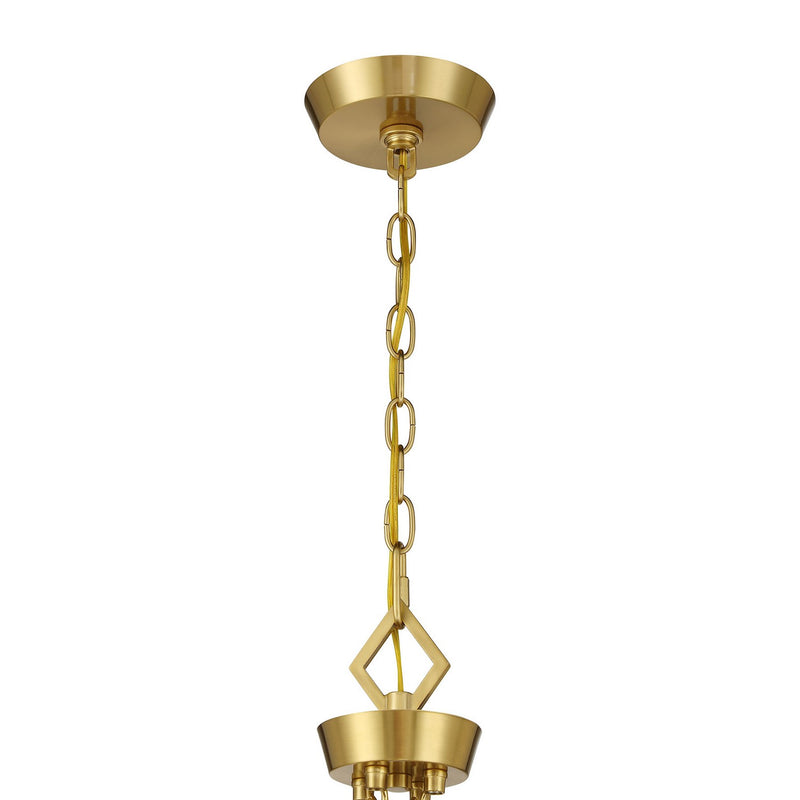 Four Light Pendant<br /><span style="color:#4AB0CE;">Entrega: 4-10 dias en USA</span><br /><span style="color:#4AB0CE;font-size:60%;">PREGUNTE POR ENTREGA EN PANAMA</span><br />Collection: Rivage<br />Finish: Warm Brass