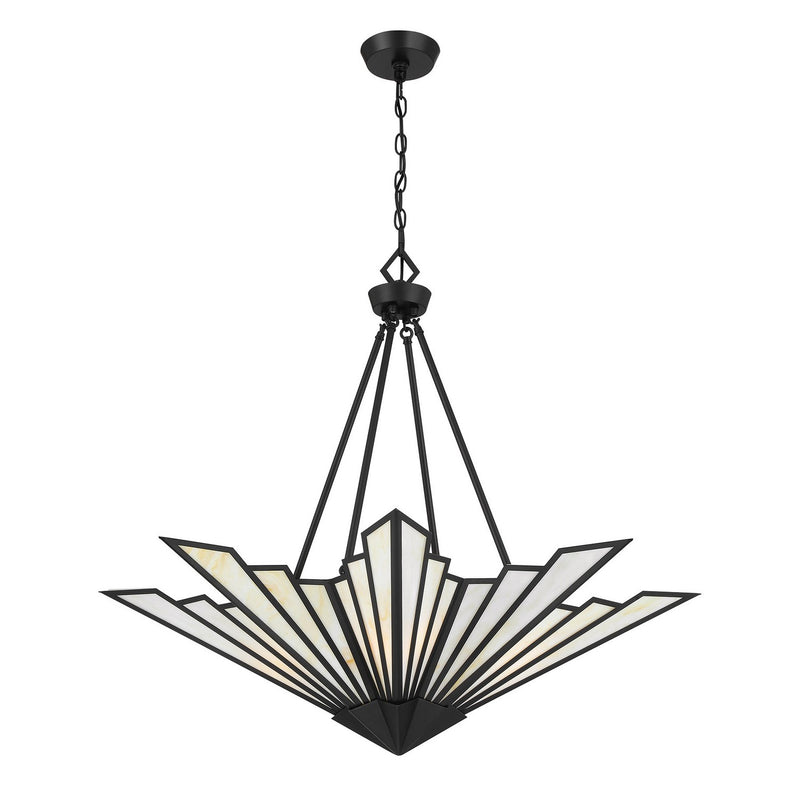 Four Light Pendant<br /><span style="color:#4AB0CE;">Entrega: 4-10 dias en USA</span><br /><span style="color:#4AB0CE;font-size:60%;">PREGUNTE POR ENTREGA EN PANAMA</span><br />Collection: Rivage<br />Finish: Matte Black