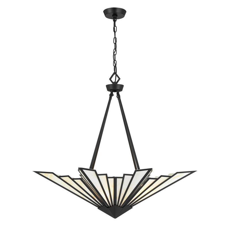 Four Light Pendant<br /><span style="color:#4AB0CE;">Entrega: 4-10 dias en USA</span><br /><span style="color:#4AB0CE;font-size:60%;">PREGUNTE POR ENTREGA EN PANAMA</span><br />Collection: Rivage<br />Finish: Matte Black