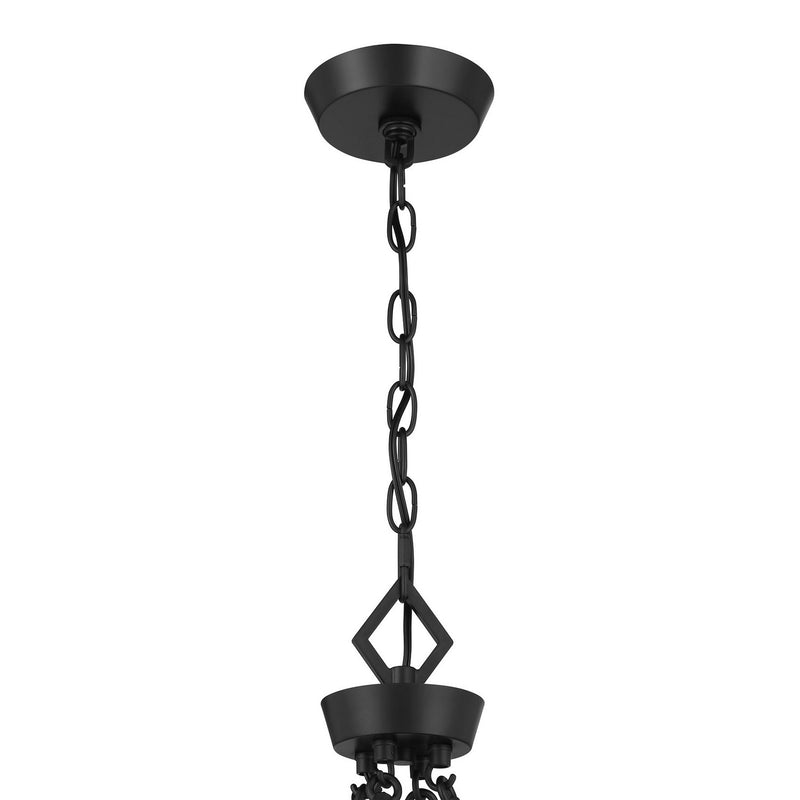 Four Light Pendant<br /><span style="color:#4AB0CE;">Entrega: 4-10 dias en USA</span><br /><span style="color:#4AB0CE;font-size:60%;">PREGUNTE POR ENTREGA EN PANAMA</span><br />Collection: Rivage<br />Finish: Matte Black