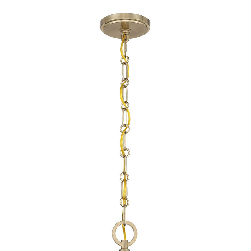 Four Light Pendant<br /><span style="color:#4AB0CE;">Entrega: 4-10 dias en USA</span><br /><span style="color:#4AB0CE;font-size:60%;">PREGUNTE POR ENTREGA EN PANAMA</span><br />Collection: Monterey<br />Finish: Matte Black and Warm Brass