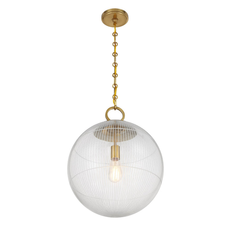 One Light Pendant<br /><span style="color:#4AB0CE;">Entrega: 4-10 dias en USA</span><br /><span style="color:#4AB0CE;font-size:60%;">PREGUNTE POR ENTREGA EN PANAMA</span><br />Collection: Cabot<br />Finish: Warm Brass