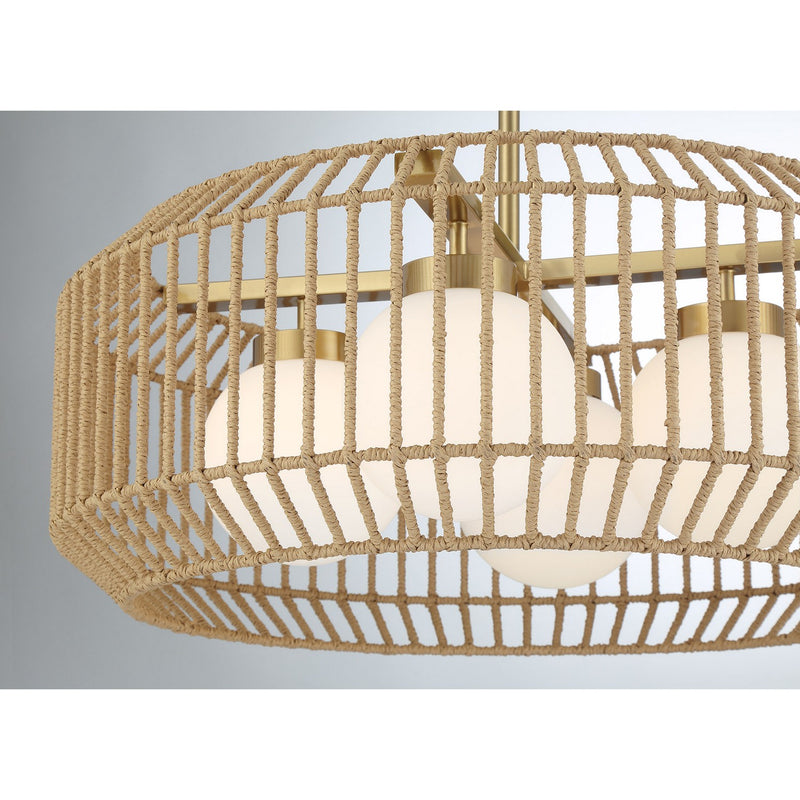 Four Light Pendant<br /><span style="color:#4AB0CE;">Entrega: 4-10 dias en USA</span><br /><span style="color:#4AB0CE;font-size:60%;">PREGUNTE POR ENTREGA EN PANAMA</span><br />Collection: Pastis<br />Finish: Warm Brass