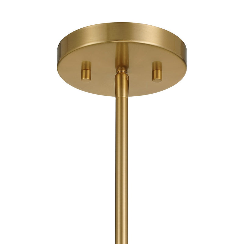 Four Light Pendant<br /><span style="color:#4AB0CE;">Entrega: 4-10 dias en USA</span><br /><span style="color:#4AB0CE;font-size:60%;">PREGUNTE POR ENTREGA EN PANAMA</span><br />Collection: Aquitane<br />Finish: Warm Brass