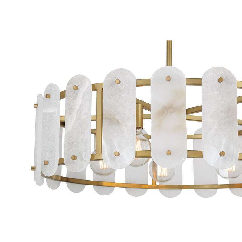 Five Light Pendant<br /><span style="color:#4AB0CE;">Entrega: 3-4 semanas en USA</span><br /><span style="color:#4AB0CE;font-size:60%;">PREGUNTE POR ENTREGA EN PANAMA</span><br />Collection: Antolini<br />Finish: Warm Brass