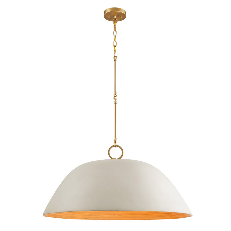 One Light Pendant<br /><span style="color:#4AB0CE;">Entrega: 4-10 dias en USA</span><br /><span style="color:#4AB0CE;font-size:60%;">PREGUNTE POR ENTREGA EN PANAMA</span><br />Collection: Alta<br />Finish: Concrete and Brass