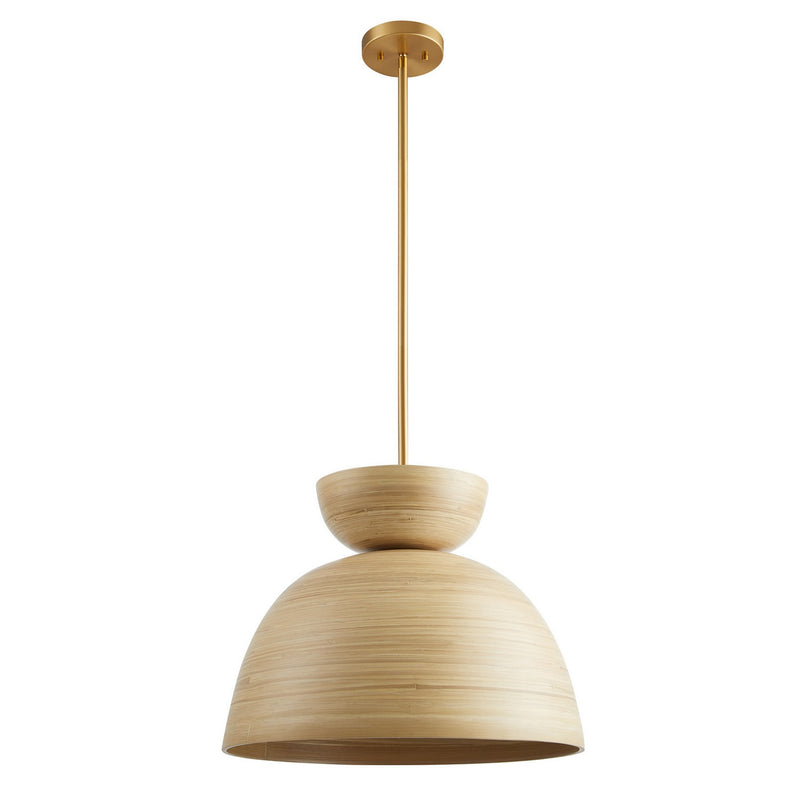 One Light Pendant<br /><span style="color:#4AB0CE;">Entrega: 4-10 dias en USA</span><br /><span style="color:#4AB0CE;font-size:60%;">PREGUNTE POR ENTREGA EN PANAMA</span><br />Collection: Agave<br />Finish: Natural Bamboo