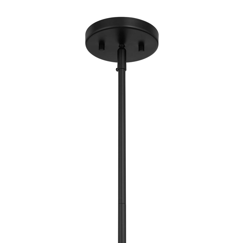 One Light Mini-Pendant<br /><span style="color:#4AB0CE;">Entrega: 4-10 dias en USA</span><br /><span style="color:#4AB0CE;font-size:60%;">PREGUNTE POR ENTREGA EN PANAMA</span><br />Collection: Holton<br />Finish: Matte Black
