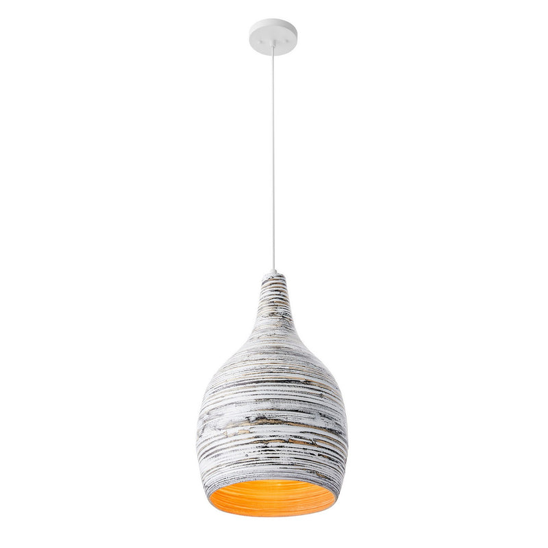 One Light Pendant<br /><span style="color:#4AB0CE;">Entrega: 4-10 dias en USA</span><br /><span style="color:#4AB0CE;font-size:60%;">PREGUNTE POR ENTREGA EN PANAMA</span><br />Collection: Balsam<br />Finish: Brindled Bamboo