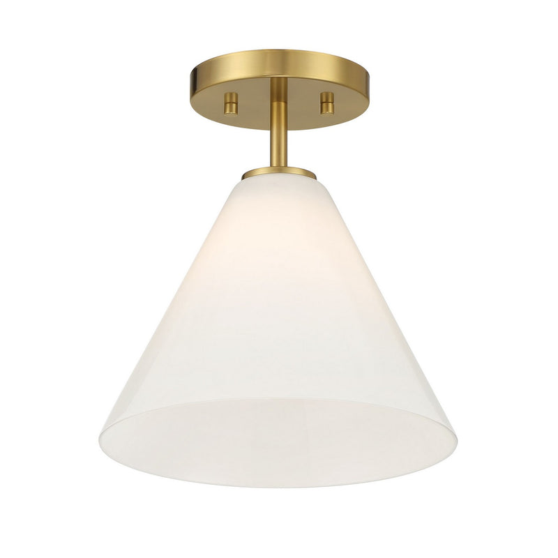One Light Mini-Pendant<br /><span style="color:#4AB0CE;">Entrega: 4-10 dias en USA</span><br /><span style="color:#4AB0CE;font-size:60%;">PREGUNTE POR ENTREGA EN PANAMA</span><br />Collection: Blair<br />Finish: Warm Brass
