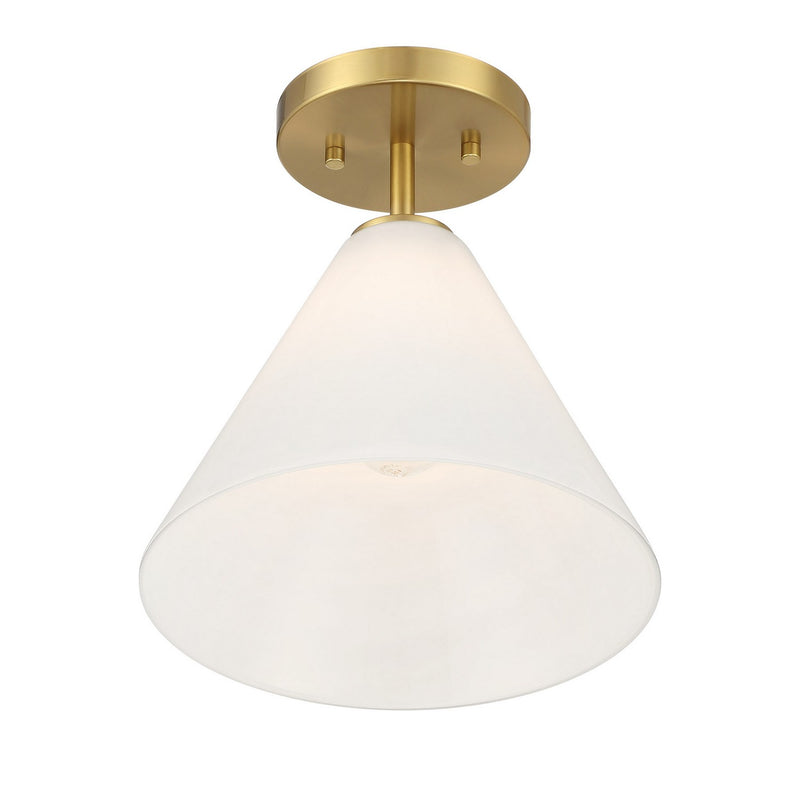 One Light Mini-Pendant<br /><span style="color:#4AB0CE;">Entrega: 4-10 dias en USA</span><br /><span style="color:#4AB0CE;font-size:60%;">PREGUNTE POR ENTREGA EN PANAMA</span><br />Collection: Blair<br />Finish: Warm Brass