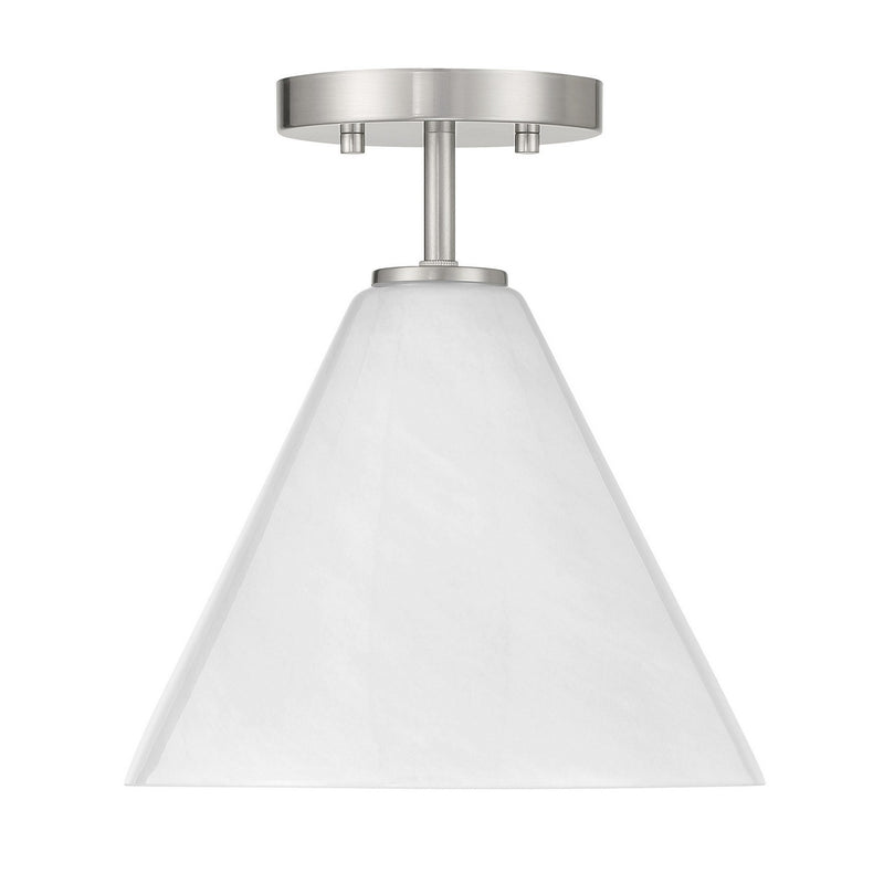 One Light Mini-Pendant<br /><span style="color:#4AB0CE;">Entrega: 4-10 dias en USA</span><br /><span style="color:#4AB0CE;font-size:60%;">PREGUNTE POR ENTREGA EN PANAMA</span><br />Collection: Blair<br />Finish: Satin Nickel