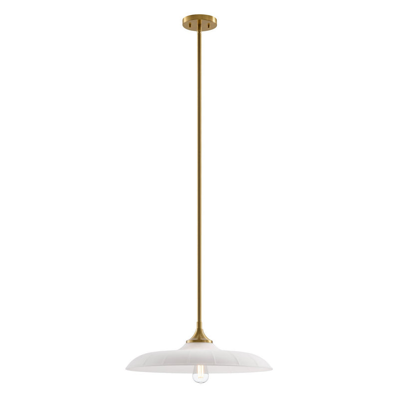 One Light Pendant<br /><span style="color:#4AB0CE;">Entrega: 4-10 dias en USA</span><br /><span style="color:#4AB0CE;font-size:60%;">PREGUNTE POR ENTREGA EN PANAMA</span><br />Collection: Hadley<br />Finish: Warm Brass
