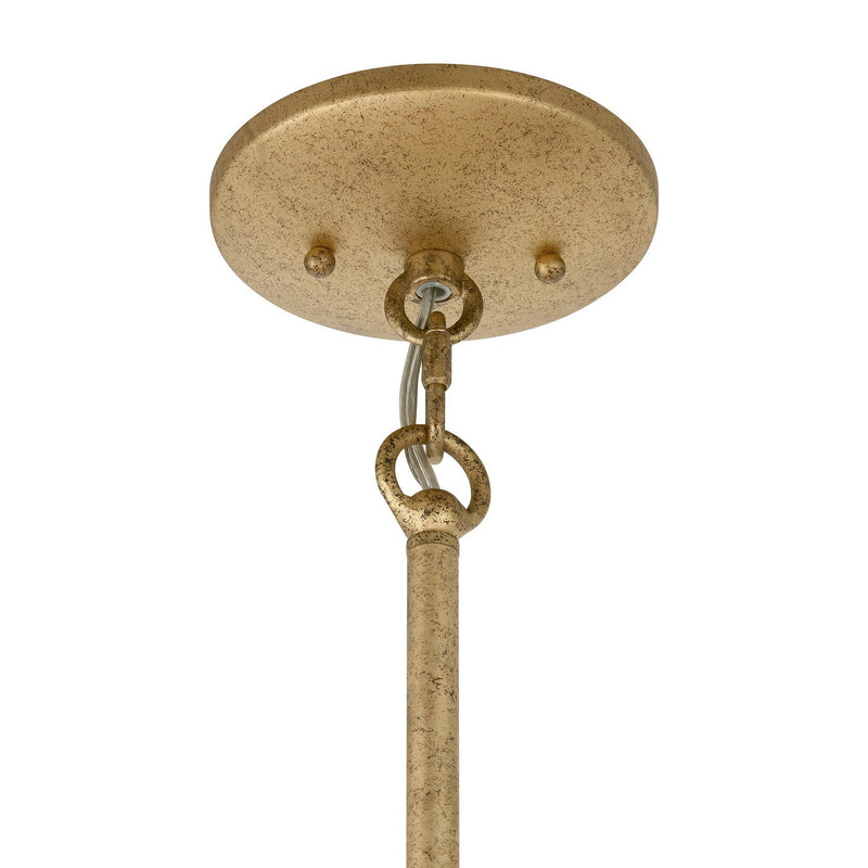 Six Light Pendant<br /><span style="color:#4AB0CE;">Entrega: 4-10 dias en USA</span><br /><span style="color:#4AB0CE;font-size:60%;">PREGUNTE POR ENTREGA EN PANAMA</span><br />Collection: Loto<br />Finish: Centura and Burnished Gold