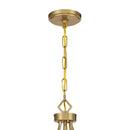 Four Light Pendant<br /><span style="color:#4AB0CE;">Entrega: 4-10 dias en USA</span><br /><span style="color:#4AB0CE;font-size:60%;">PREGUNTE POR ENTREGA EN PANAMA</span><br />Collection: Mercer<br />Finish: Matte Black and Warm Brass