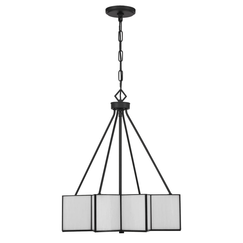 Three Light Pendant<br /><span style="color:#4AB0CE;">Entrega: 4-10 dias en USA</span><br /><span style="color:#4AB0CE;font-size:60%;">PREGUNTE POR ENTREGA EN PANAMA</span><br />Collection: Reiling<br />Finish: Matte Black