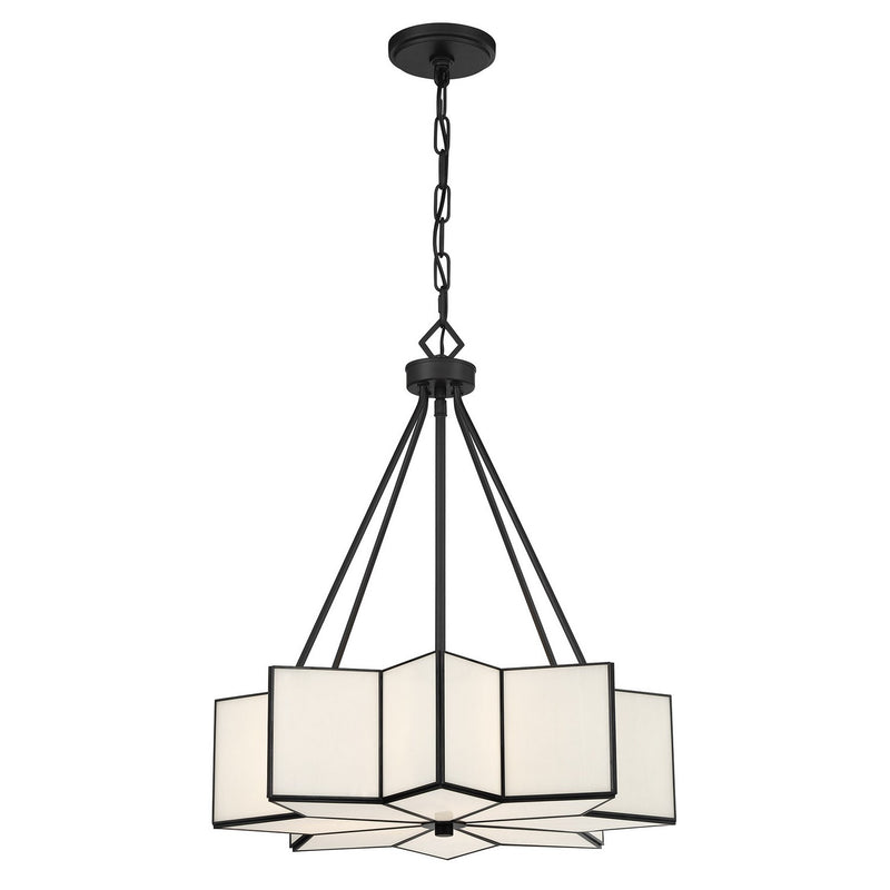 Three Light Pendant<br /><span style="color:#4AB0CE;">Entrega: 4-10 dias en USA</span><br /><span style="color:#4AB0CE;font-size:60%;">PREGUNTE POR ENTREGA EN PANAMA</span><br />Collection: Reiling<br />Finish: Matte Black