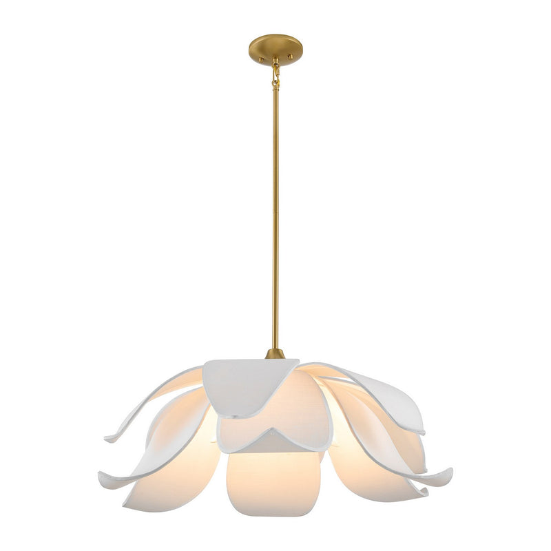 Six Light Pendant<br /><span style="color:#4AB0CE;">Entrega: 4-10 dias en USA</span><br /><span style="color:#4AB0CE;font-size:60%;">PREGUNTE POR ENTREGA EN PANAMA</span><br />Collection: Elsie<br />Finish: Warm Brass
