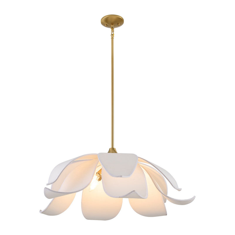 Six Light Pendant<br /><span style="color:#4AB0CE;">Entrega: 4-10 dias en USA</span><br /><span style="color:#4AB0CE;font-size:60%;">PREGUNTE POR ENTREGA EN PANAMA</span><br />Collection: Elsie<br />Finish: Warm Brass