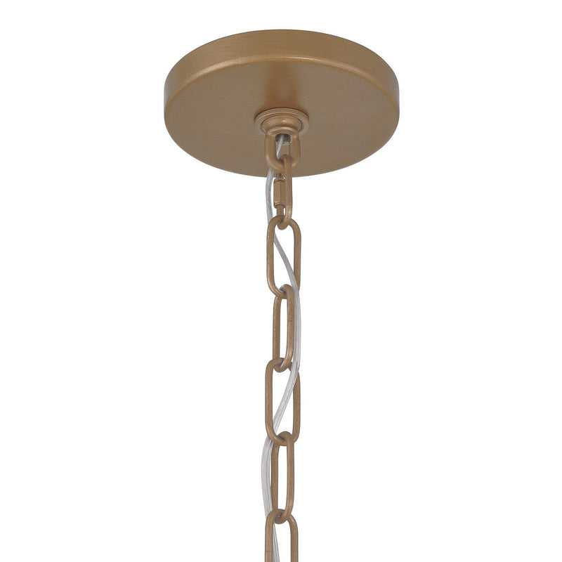 Six Light Pendant<br /><span style="color:#4AB0CE;">Entrega: 8-9 semanas en USA</span><br /><span style="color:#4AB0CE;font-size:60%;">PREGUNTE POR ENTREGA EN PANAMA</span><br />Collection: Melia<br />Finish: Cypress