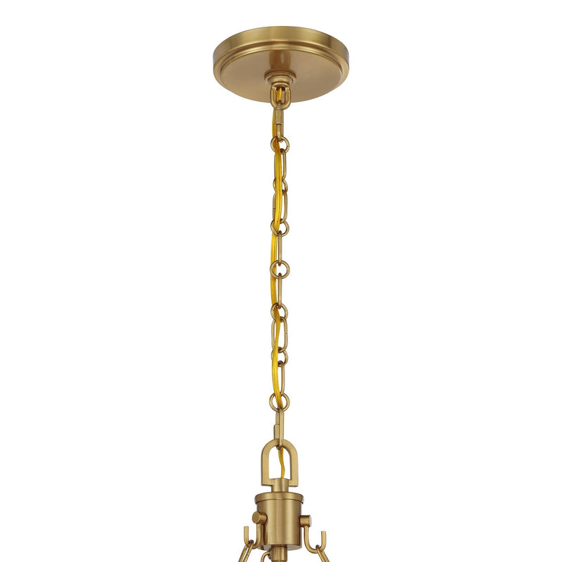 Four Light Pendant<br /><span style="color:#4AB0CE;">Entrega: 5-6 semanas en USA</span><br /><span style="color:#4AB0CE;font-size:60%;">PREGUNTE POR ENTREGA EN PANAMA</span><br />Collection: Catalan<br />Finish: Warm Brass