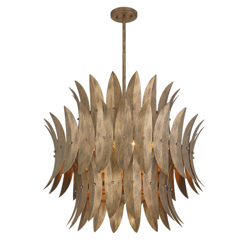 Six Light Pendant<br /><span style="color:#4AB0CE;">Entrega: 4-10 dias en USA</span><br /><span style="color:#4AB0CE;font-size:60%;">PREGUNTE POR ENTREGA EN PANAMA</span><br />Collection: Sanctuary<br />Finish: Coronado