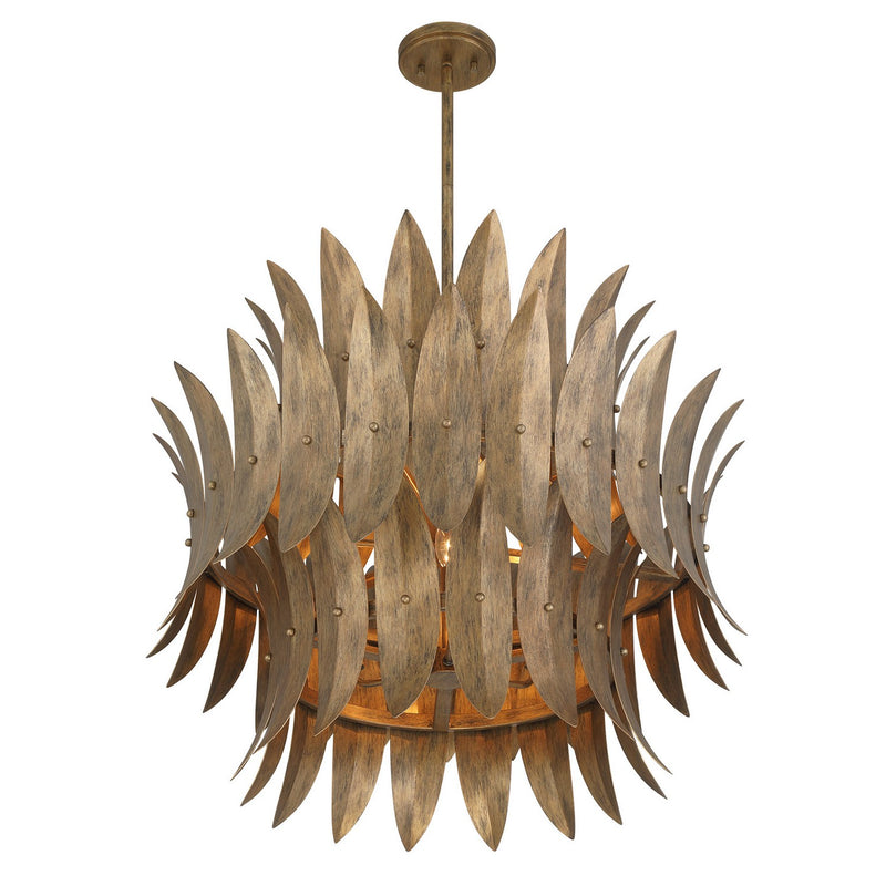 Six Light Pendant<br /><span style="color:#4AB0CE;">Entrega: 4-10 dias en USA</span><br /><span style="color:#4AB0CE;font-size:60%;">PREGUNTE POR ENTREGA EN PANAMA</span><br />Collection: Sanctuary<br />Finish: Coronado