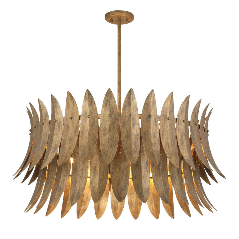Eight Light Pendant<br /><span style="color:#4AB0CE;">Entrega: 4-10 dias en USA</span><br /><span style="color:#4AB0CE;font-size:60%;">PREGUNTE POR ENTREGA EN PANAMA</span><br />Collection: Sanctuary<br />Finish: Coronado