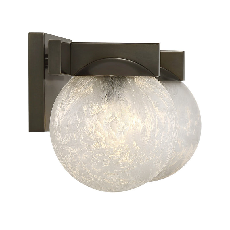 Two Light Bathroom Vanity<br /><span style="color:#4AB0CE;">Entrega: 4-10 dias en USA</span><br /><span style="color:#4AB0CE;font-size:60%;">PREGUNTE POR ENTREGA EN PANAMA</span><br />Collection: Darien<br />Finish: Mediterranean Bronze