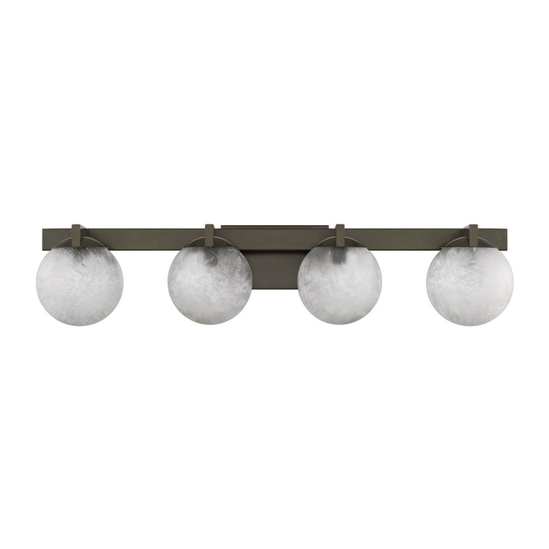 Four Light Bathroom Vanity<br /><span style="color:#4AB0CE;">Entrega: 4-10 dias en USA</span><br /><span style="color:#4AB0CE;font-size:60%;">PREGUNTE POR ENTREGA EN PANAMA</span><br />Collection: Darien<br />Finish: Mediterranean Bronze