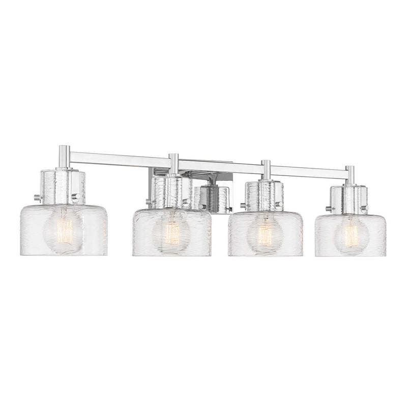 Four Light Bathroom Vanity<br /><span style="color:#4AB0CE;">Entrega: 2-3 semanas en USA</span><br /><span style="color:#4AB0CE;font-size:60%;">PREGUNTE POR ENTREGA EN PANAMA</span><br />Collection: Dover<br />Finish: Chrome