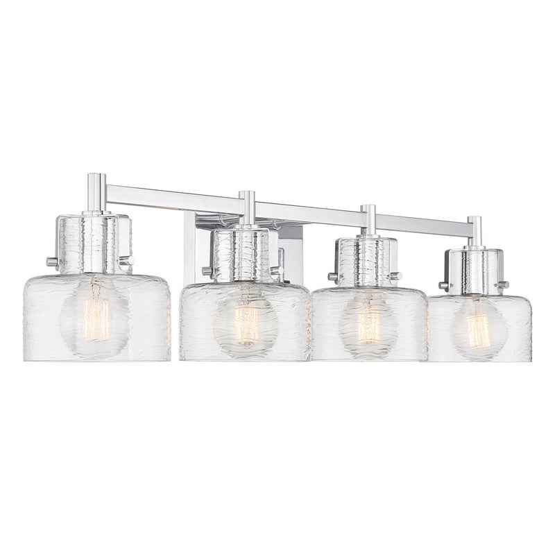 Four Light Bathroom Vanity<br /><span style="color:#4AB0CE;">Entrega: 2-3 semanas en USA</span><br /><span style="color:#4AB0CE;font-size:60%;">PREGUNTE POR ENTREGA EN PANAMA</span><br />Collection: Dover<br />Finish: Chrome