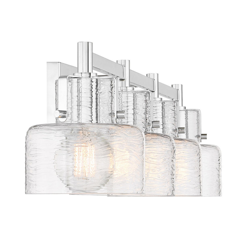Four Light Bathroom Vanity<br /><span style="color:#4AB0CE;">Entrega: 2-3 semanas en USA</span><br /><span style="color:#4AB0CE;font-size:60%;">PREGUNTE POR ENTREGA EN PANAMA</span><br />Collection: Dover<br />Finish: Chrome