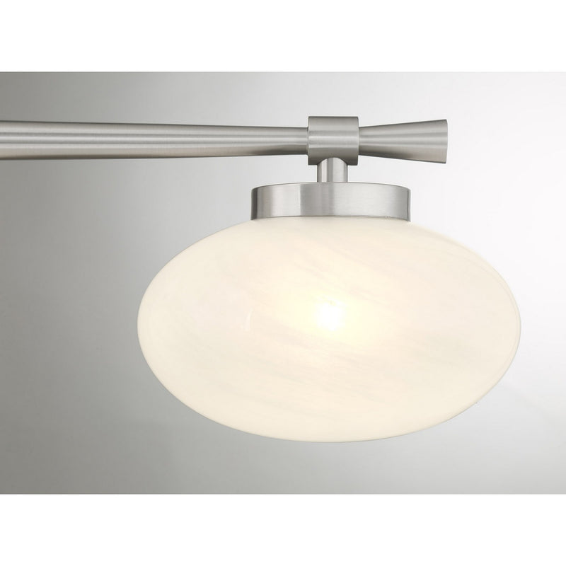 Three Light Bathroom Vanity<br /><span style="color:#4AB0CE;">Entrega: 1-2 semanas en USA</span><br /><span style="color:#4AB0CE;font-size:60%;">PREGUNTE POR ENTREGA EN PANAMA</span><br />Collection: Barrow<br />Finish: Satin Nickel