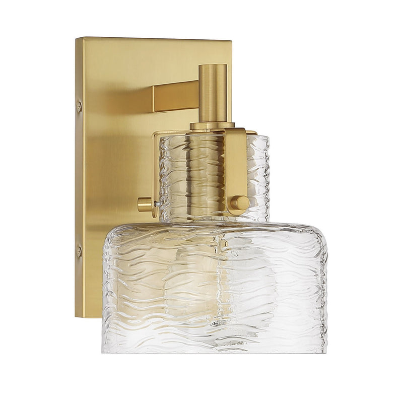 One Light Wall Sconce<br /><span style="color:#4AB0CE;">Entrega: 1-2 semanas en USA</span><br /><span style="color:#4AB0CE;font-size:60%;">PREGUNTE POR ENTREGA EN PANAMA</span><br />Collection: Dover<br />Finish: Warm Brass