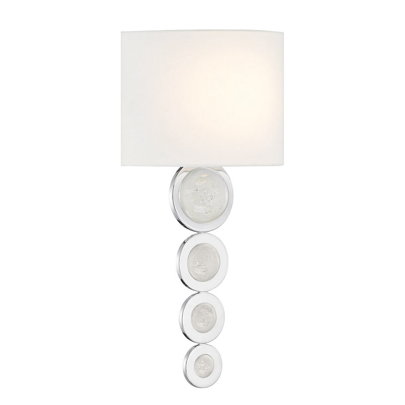 LED Wall Sconce<br /><span style="color:#4AB0CE;">Entrega: 4-10 dias en USA</span><br /><span style="color:#4AB0CE;font-size:60%;">PREGUNTE POR ENTREGA EN PANAMA</span><br />Collection: Marseille<br />Finish: Chrome