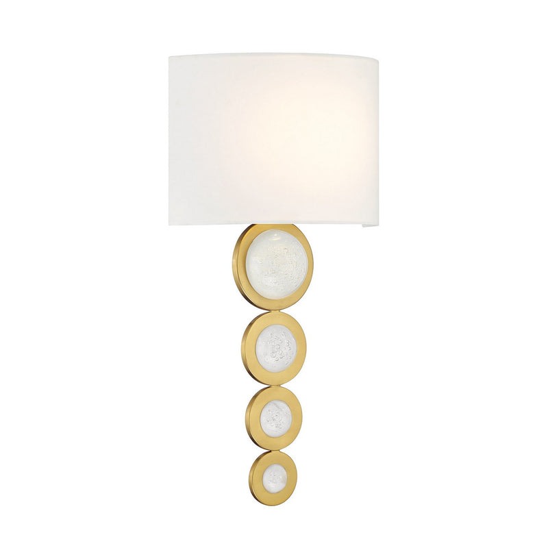 LED Wall Sconce<br /><span style="color:#4AB0CE;">Entrega: 4-10 dias en USA</span><br /><span style="color:#4AB0CE;font-size:60%;">PREGUNTE POR ENTREGA EN PANAMA</span><br />Collection: Marseille<br />Finish: Warm Brass