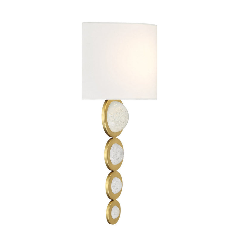LED Wall Sconce<br /><span style="color:#4AB0CE;">Entrega: 4-10 dias en USA</span><br /><span style="color:#4AB0CE;font-size:60%;">PREGUNTE POR ENTREGA EN PANAMA</span><br />Collection: Marseille<br />Finish: Warm Brass