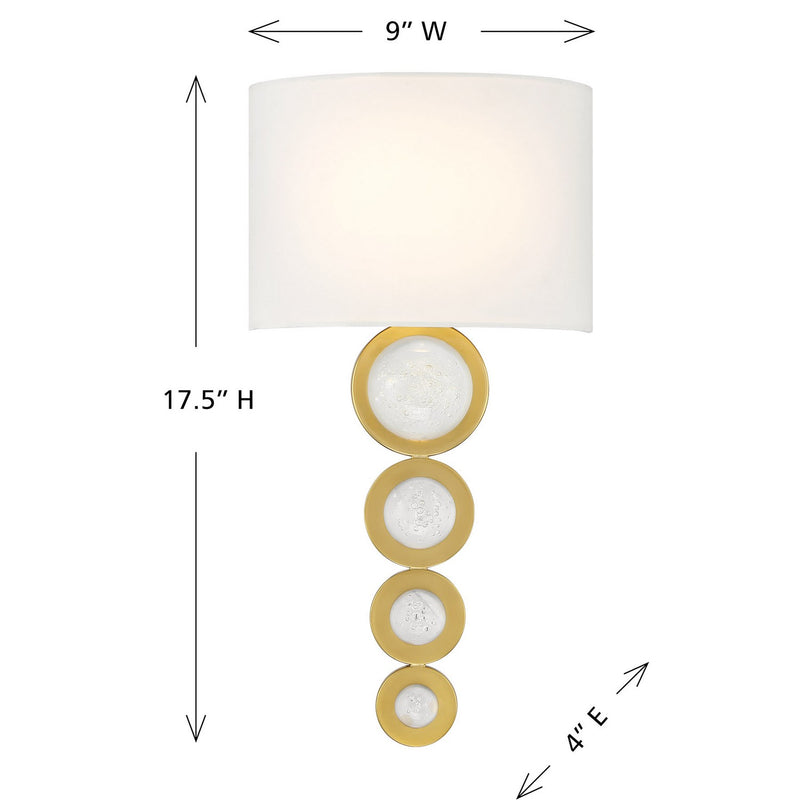 Savoy House - 9-1032-1-322 - LED Wall Sconce - Marseille - Warm Brass