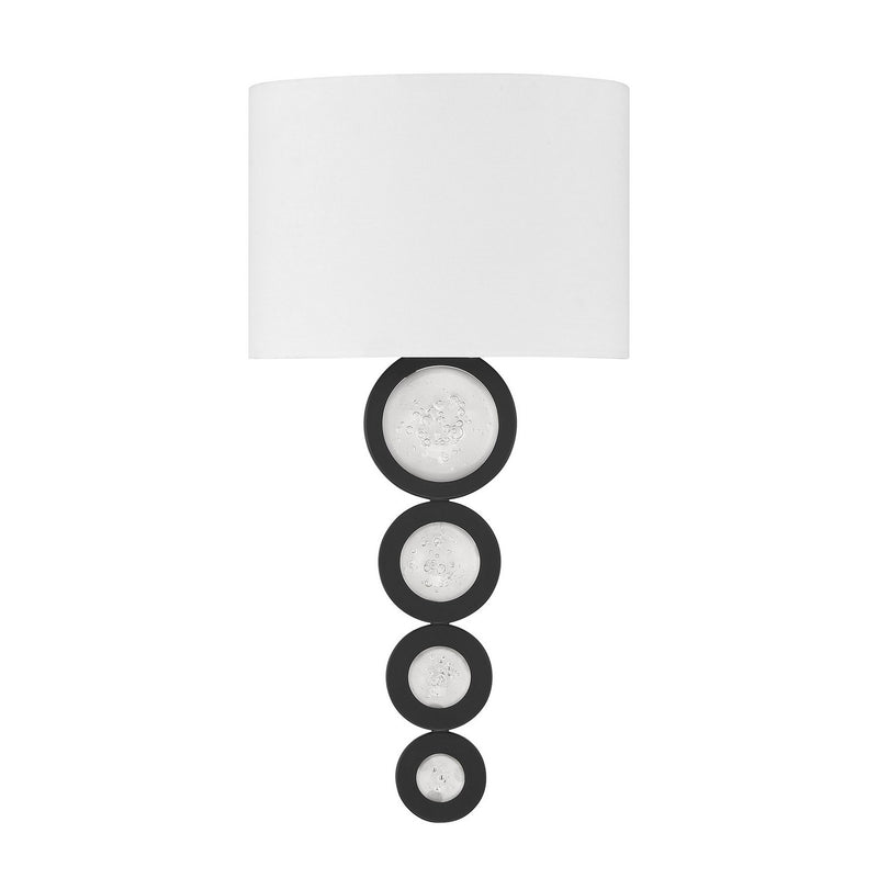 LED Wall Sconce<br /><span style="color:#4AB0CE;">Entrega: 4-10 dias en USA</span><br /><span style="color:#4AB0CE;font-size:60%;">PREGUNTE POR ENTREGA EN PANAMA</span><br />Collection: Marseille<br />Finish: Matte Black
