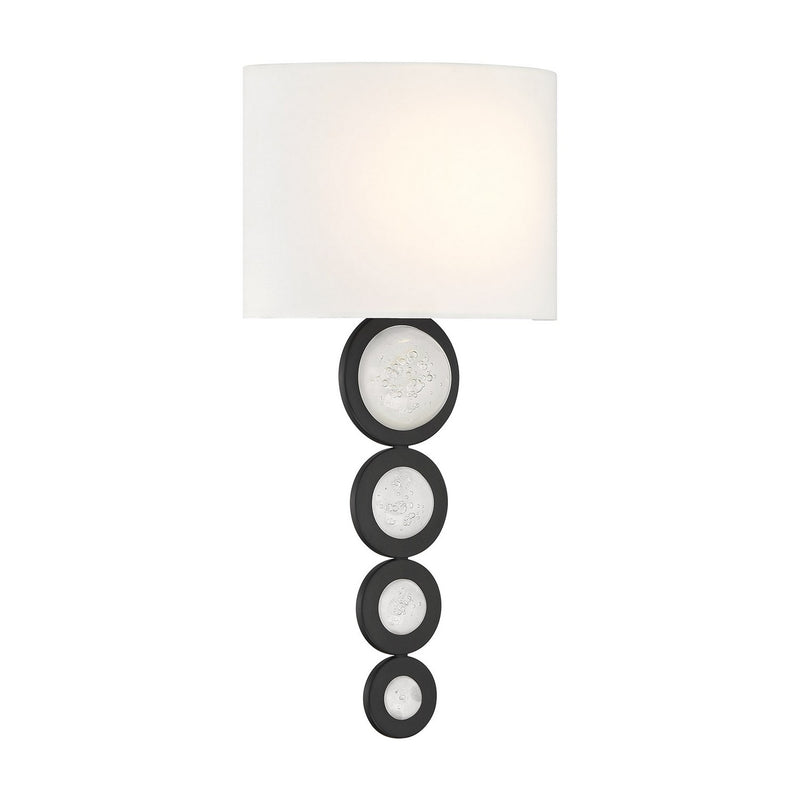 LED Wall Sconce<br /><span style="color:#4AB0CE;">Entrega: 4-10 dias en USA</span><br /><span style="color:#4AB0CE;font-size:60%;">PREGUNTE POR ENTREGA EN PANAMA</span><br />Collection: Marseille<br />Finish: Matte Black