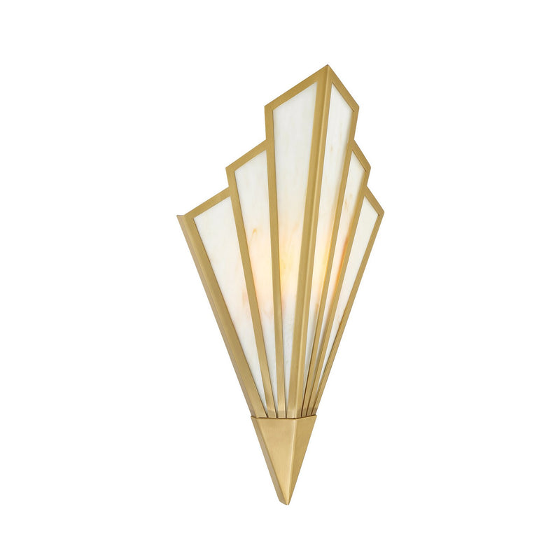 LED Wall Sconce<br /><span style="color:#4AB0CE;">Entrega: 6-7 semanas en USA</span><br /><span style="color:#4AB0CE;font-size:60%;">PREGUNTE POR ENTREGA EN PANAMA</span><br />Collection: Rivage<br />Finish: Warm Brass