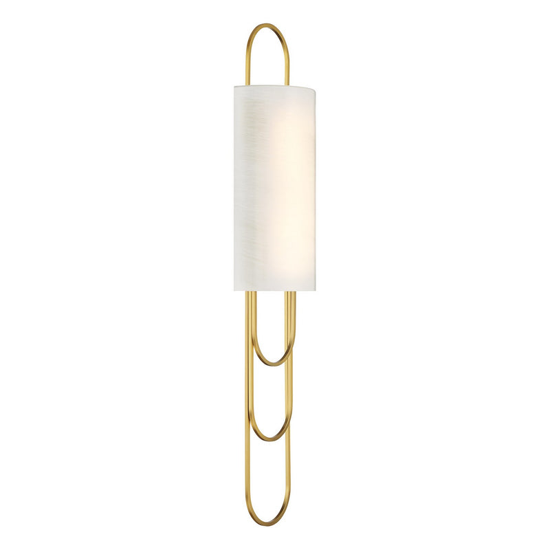 LED Wall Sconce<br /><span style="color:#4AB0CE;">Entrega: 4-10 dias en USA</span><br /><span style="color:#4AB0CE;font-size:60%;">PREGUNTE POR ENTREGA EN PANAMA</span><br />Collection: Tartine<br />Finish: Warm Brass