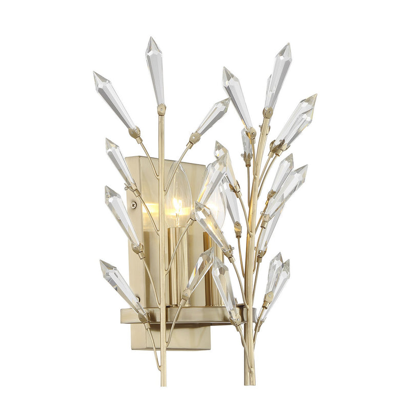 Two Light Wall Sconce<br /><span style="color:#4AB0CE;">Entrega: 4-10 dias en USA</span><br /><span style="color:#4AB0CE;font-size:60%;">PREGUNTE POR ENTREGA EN PANAMA</span><br />Collection: Orianna<br />Finish: Noble Brass