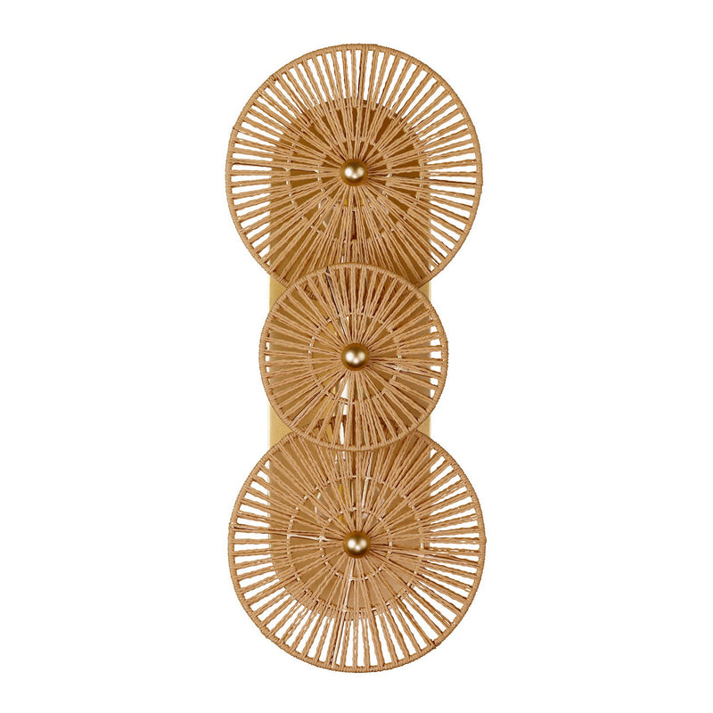 Two Light Wall Sconce<br /><span style="color:#4AB0CE;">Entrega: 3-4 semanas en USA</span><br /><span style="color:#4AB0CE;font-size:60%;">PREGUNTE POR ENTREGA EN PANAMA</span><br />Collection: Abbott<br />Finish: Distressed Gold