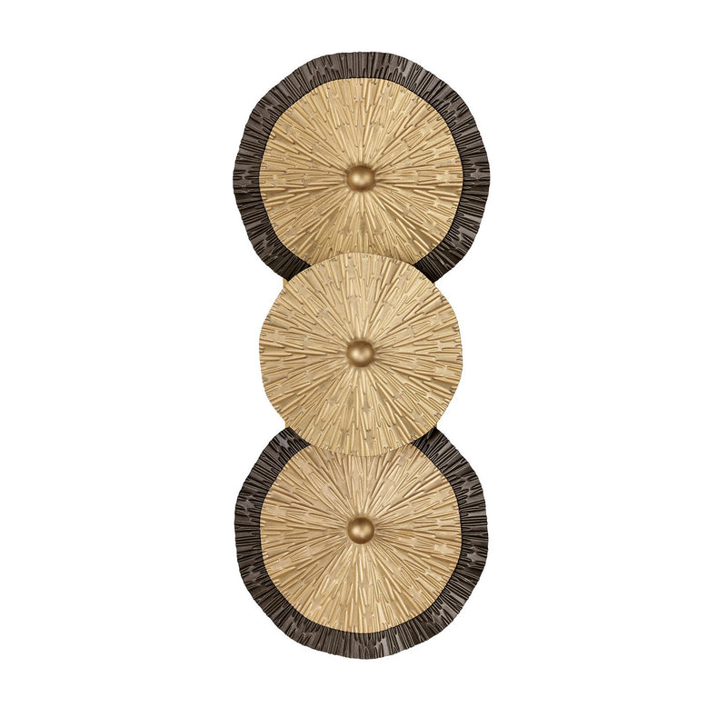 Two Light Wall Sconce<br /><span style="color:#4AB0CE;">Entrega: 4-10 dias en USA</span><br /><span style="color:#4AB0CE;font-size:60%;">PREGUNTE POR ENTREGA EN PANAMA</span><br />Collection: Lincoln<br />Finish: Distressed Gold and Bronze