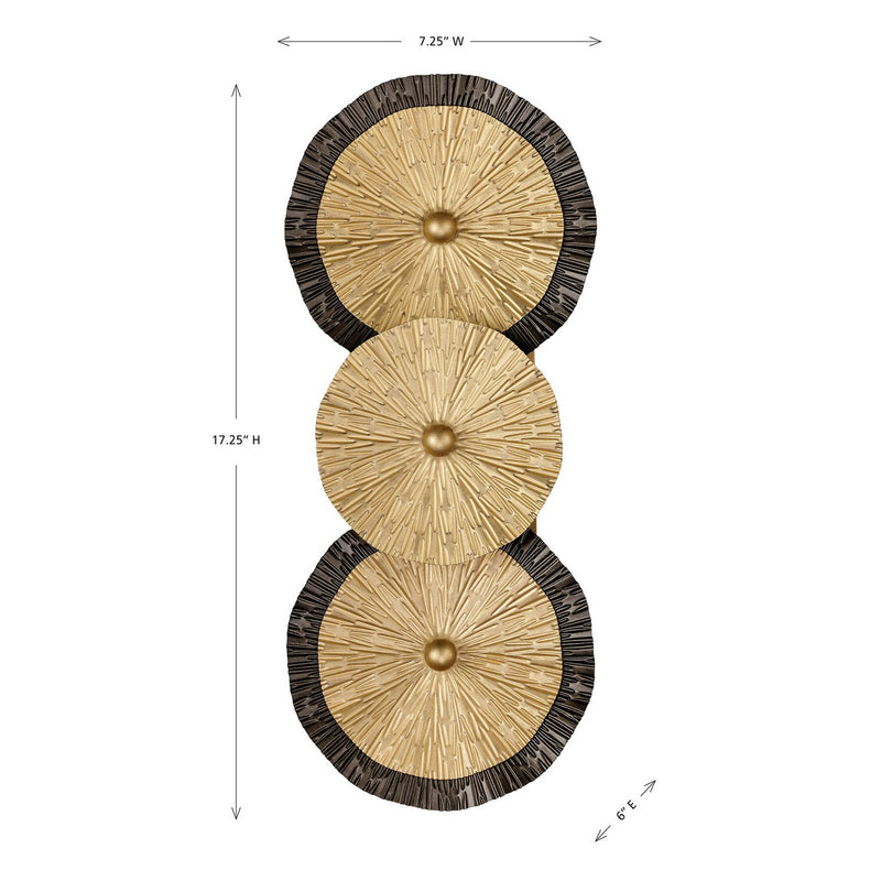 Savoy House - 9-6383-2-61 - Two Light Wall Sconce - Lincoln - Distressed Gold and Bronze