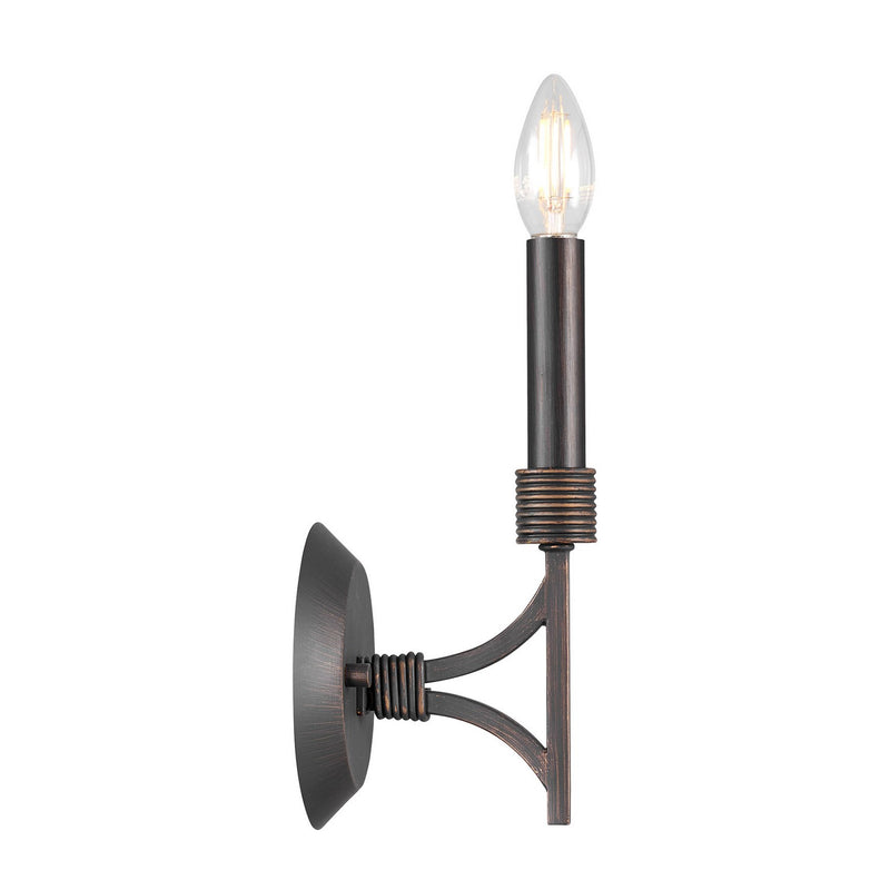 One Light Wall Sconce<br /><span style="color:#4AB0CE;">Entrega: 4-10 dias en USA</span><br /><span style="color:#4AB0CE;font-size:60%;">PREGUNTE POR ENTREGA EN PANAMA</span><br />Collection: Gardner<br />Finish: Champagne Mist