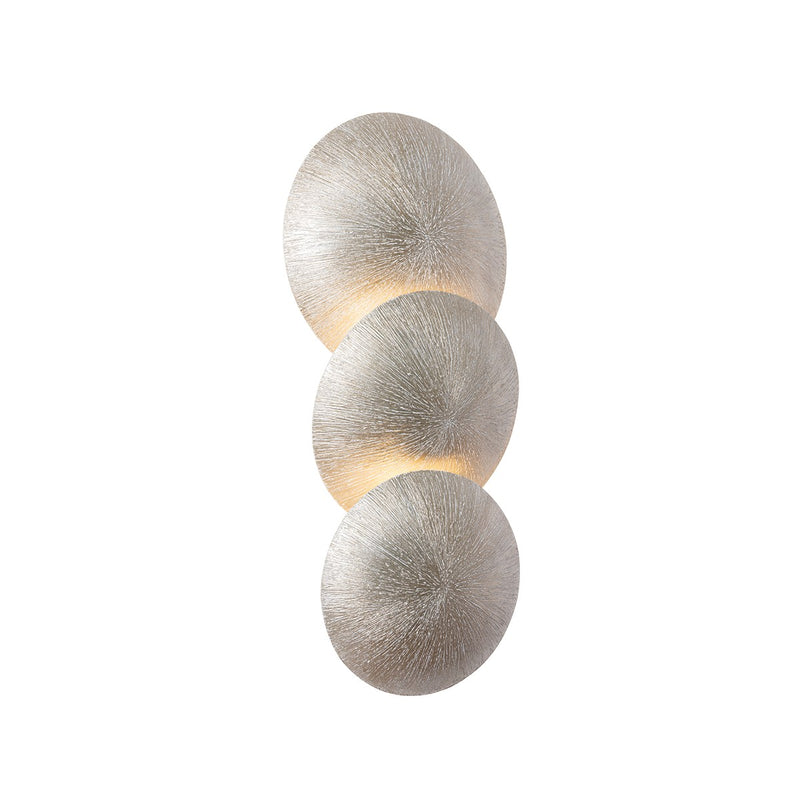 Troy Lighting - B4624-TWL - Three Light Wall Sconce - Reef - Textured Warm Silver Leaf