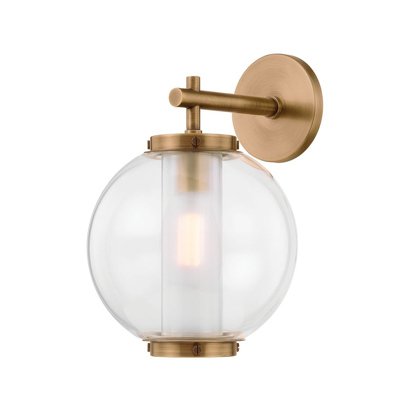 Troy Lighting - B6214-PBR - One Light Wall Sconce - Marco - Patina Brass